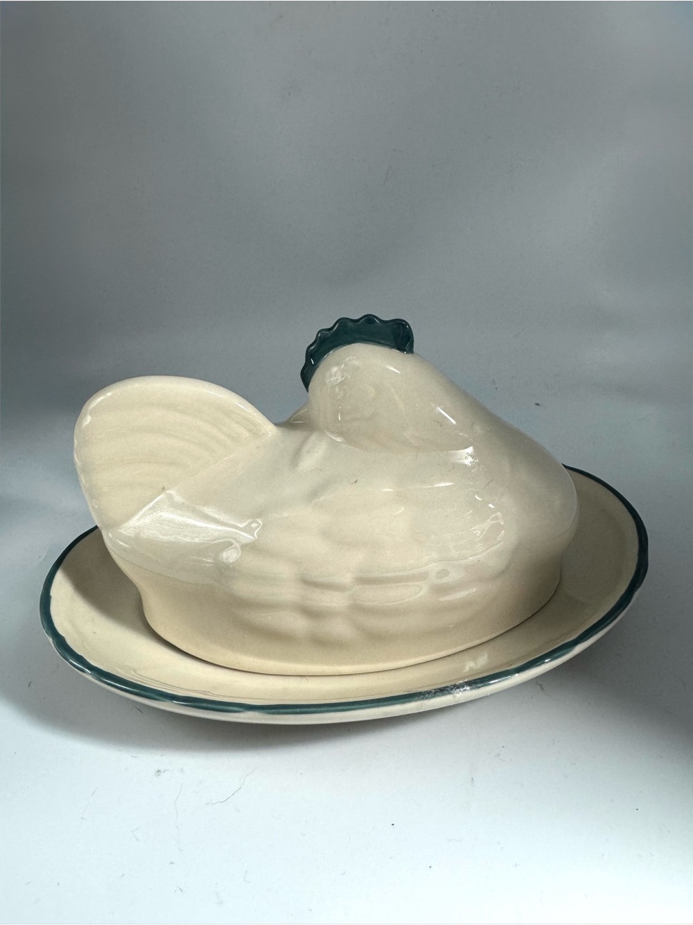 Summer Hill by Epoch Hen on Nest Covered Butter Dish